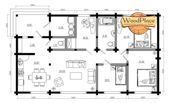 Projekt domu "Zorza Polarna"