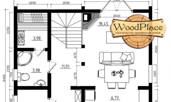Проект дома "Конфетка"