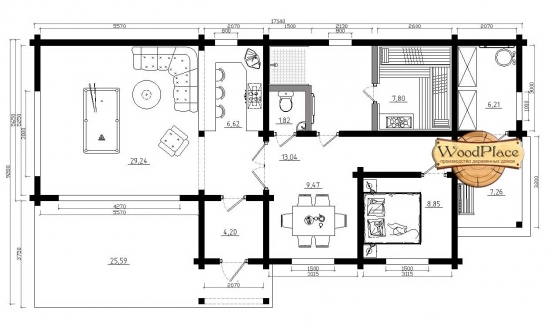 Проект бани "Синьша баня"