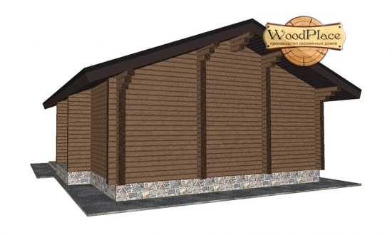 Проект бани "Ранчо"