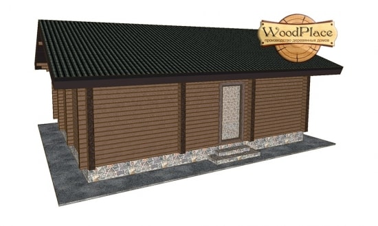 Проект бани "Ранчо"