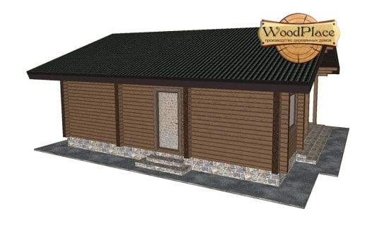 Проект бани "Ранчо"