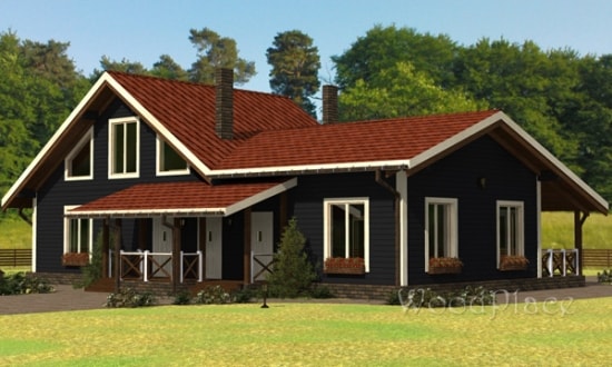 Проект каркасного дома "Раубичи"
