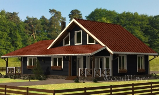 Проект каркасного дома "Раубичи"