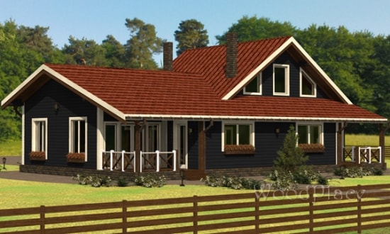 Проект каркасного дома "Раубичи"