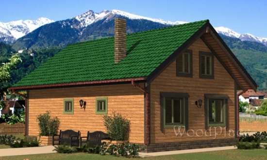 Проект каркасного дома "Слиж"