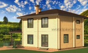 Деревянный дом "Ульяна" 2