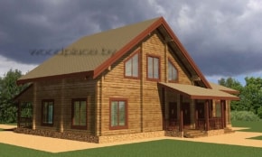 Деревянный дом "Раубичи" 3