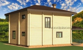 Деревянный дом "Ульяна" 3