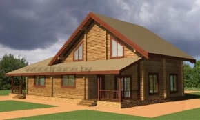 Деревянный дом "Раубичи" 2