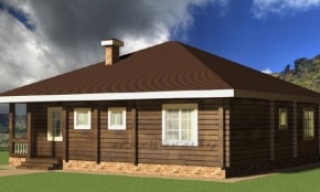 Деревянный дом "Юрий Михайлович"