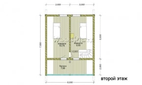 Проект каркасного дома "Лужки"