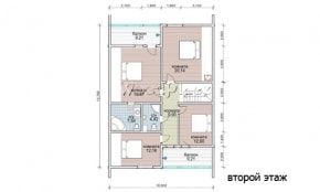 Проект каркасного дома  "Пятевщина"