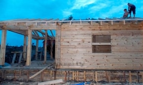 Процесс кровельных работ