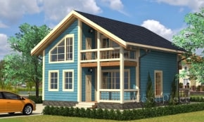 Проект каркасного дома "Боровляны"