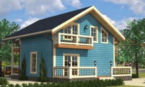 Проект каркасного дома "Боровляны"