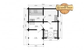 Проект бани "Цветоч"