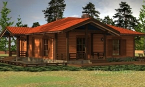 Проект каркасного дома "Юг"