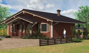 Проект каркасного дома "Юрий"