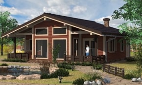 Проект каркасного дома "Юрий"