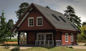 Проект каркасного дома "Киев"