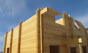 Вид на сруб снизу