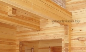 Вид на перекрытия изнутри