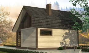 Проект каркасного дома "Лебеди"