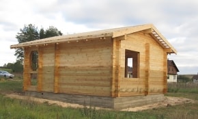 Обший вид на сруб