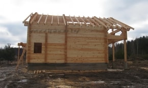 Вид на сруб