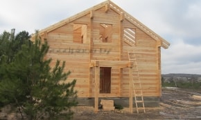 Общий вид на готовый сруб