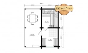 Проект бани "Матрешка"