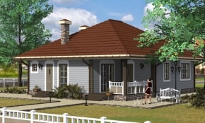 Проект каркасного дома "Молодечно"