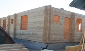 Работы по сборке сруба