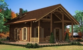 Проект каркасного дома "Ольга"