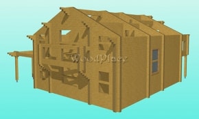 Проект дома "Озёрный замок"