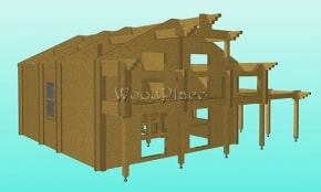 Проект дома "Озёрный замок"