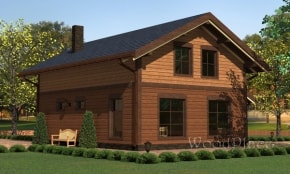 Проект каркасного дома  "Полет"