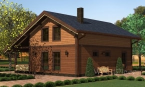 Проект каркасного дома  "Полет"