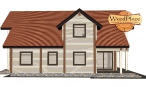 Projekt domu "Hostel"