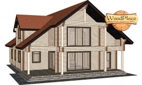 Projekt domu "Hostel"