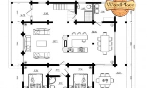 Projekt domu "Hostel"