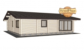 Проект бани "Каменная горка - шале"