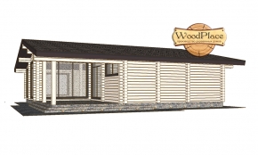 Проект бани "Каменная горка - шале"