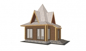 Проект бани  "Теремок"