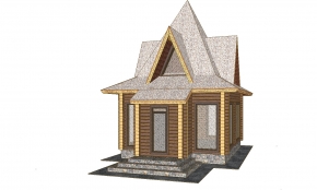 Проект бани  "Теремок"