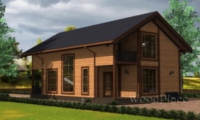 Проект каркасного дома "Раков"