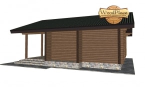 Проект бани "Ранчо"