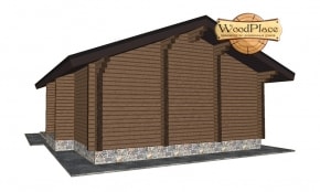 Проект бани "Ранчо"