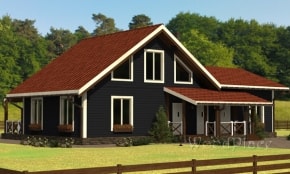 Проект каркасного дома "Раубичи"